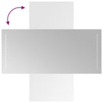 Specchio da Bagno con Luci LED 40x90 cm