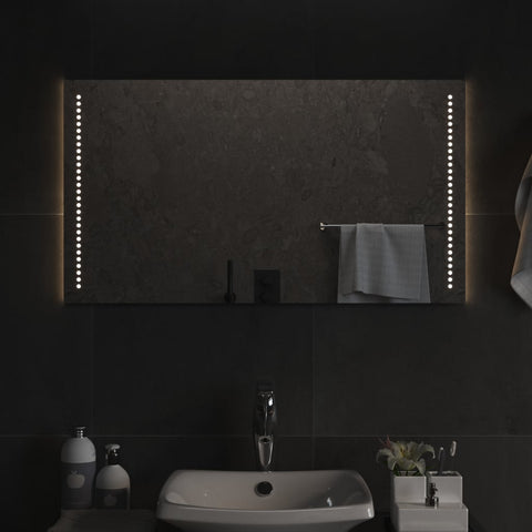 Specchio da Bagno con Luci LED 50x90 cm