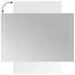 Specchio da Bagno con Luci LED 60x90 cm