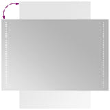 Specchio da Bagno con Luci LED 60x90 cm