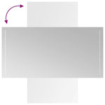 Specchio da Bagno con Luci LED 50x100 cm