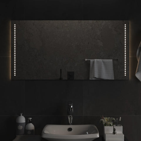 Specchio da Bagno con Luci LED 50x100 cm