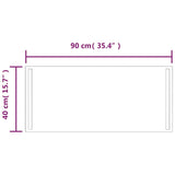 Specchio da Bagno con Luci LED 40x90 cm