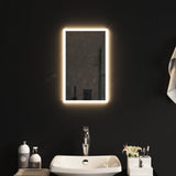 Specchio da Bagno con Luci LED 30x50 cm
