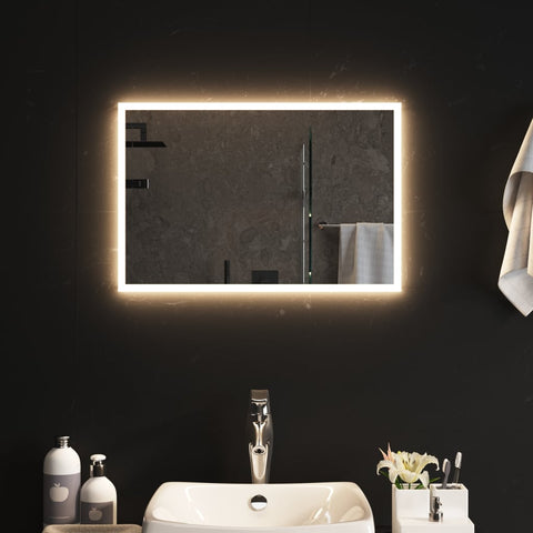 Specchio da Bagno con Luci LED 40x60 cm