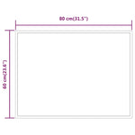 Specchio da Bagno con Luci LED 60x80 cm