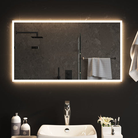 Specchio da Bagno con Luci LED 50x90 cm
