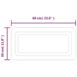 Specchio da Bagno con Luci LED 30x60 cm