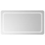 Specchio da Bagno con Luci LED 50x90 cm