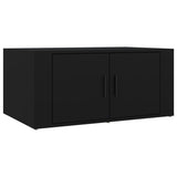 Tavolino da Salotto Nero 80x50x36 cm in Legno truciolato