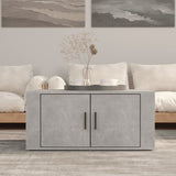Tavolino Salotto Grigio Cemento 80x50x36 cm Legno truciolato