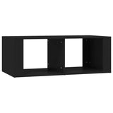 Tavolino da Salotto Nero 100x50x36 cm in Legno truciolato