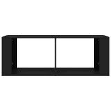 Tavolino da Salotto Nero 100x50x36 cm in Legno truciolato