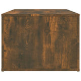 Tavolino da Salotto Rovere Fumo 100x50x36 cm Legno truciolato