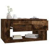 Tavolino da Salotto Rovere Fumo 80x50x40 cm Legno truciolato