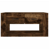 Tavolino da Salotto Rovere Fumo 80x50x40 cm Legno truciolato