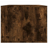 Tavolino da Salotto Rovere Fumo 80x50x40 cm Legno truciolato