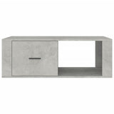 Tavolino Salotto Grigio Cemento 100x50,5x35cm Legno truciolato