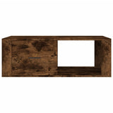 Tavolino da Salotto Rovere Fumo 100x50,5x35cm Legno truciolato