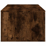 Tavolino da Salotto Rovere Fumo 100x50,5x35cm Legno truciolato