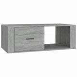Tavolino Salotto Grigio Sonoma 100x50,5x35 cm Legno truciolato