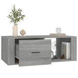 Tavolino Salotto Grigio Sonoma 100x50,5x35 cm Legno truciolato