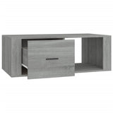 Tavolino Salotto Grigio Sonoma 100x50,5x35 cm Legno truciolato