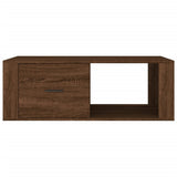 Tavolino Salotto Rovere Marrone 100x50,5x35cm Legno truciolato