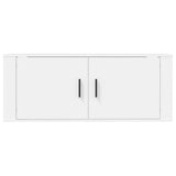 Mobile Porta TV a Parete Bianco 100x34,5x40 cm