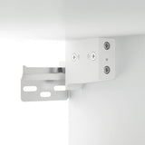Mobile Porta TV a Parete Bianco 100x34,5x40 cm