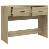Tavolo Consolle Rovere Sonoma 100x39x75 cm in Legno truciolato