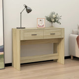 Tavolo Consolle Rovere Sonoma 100x39x75 cm in Legno truciolato