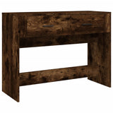 Tavolo Consolle Rovere Fumo 100x39x75 cm Legno truciolato