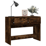 Tavolo Consolle Rovere Fumo 100x39x75 cm Legno truciolato