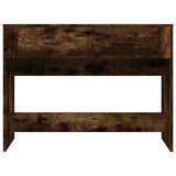 Tavolo Consolle Rovere Fumo 100x39x75 cm Legno truciolato