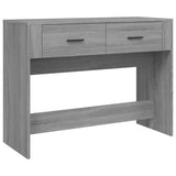 Tavolo Consolle Grigio Sonoma 100x39x75 cm in Legno truciolato