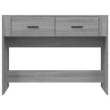 Tavolo Consolle Grigio Sonoma 100x39x75 cm in Legno truciolato