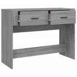 Tavolo Consolle Grigio Sonoma 100x39x75 cm in Legno truciolato