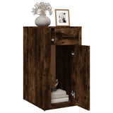 Mobile Scrivania rovere fumo 40x49x75 cm Legno truciolato