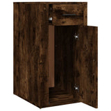 Mobile Scrivania rovere fumo 40x49x75 cm Legno truciolato
