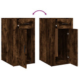 Mobile Scrivania rovere fumo 40x49x75 cm Legno truciolato