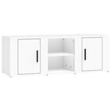 Mobile Porta TV Bianco 100x31,5x35 cm in Legno truciolato