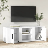 Mobile Porta TV Bianco 100x31,5x35 cm in Legno truciolato