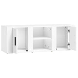 Mobile Porta TV Bianco 100x31,5x35 cm in Legno truciolato