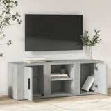 Mobile per TV Grigio Cemento 100x31,5x35 cm Legno truciolato