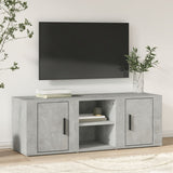 Mobile per TV Grigio Cemento 100x31,5x35 cm Legno truciolato