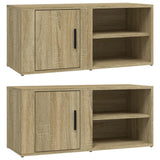 Mobili per TV 2pz Rovere Sonoma 80x31,5x36 cm Legno truciolato