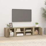 Mobili per TV 2pz Rovere Sonoma 80x31,5x36 cm Legno truciolato
