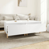 Tavolini Bianchi 2pz 50x46x35 cm in Legno truciolato