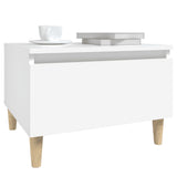 Tavolini Bianchi 2pz 50x46x35 cm in Legno truciolato